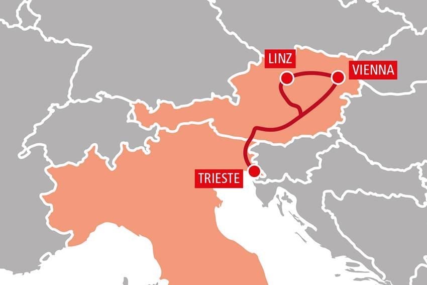 MORE ROUND TRIPS FOR THE TRANSFER TRIESTE–VIENNA–LINZ–TRIESTE